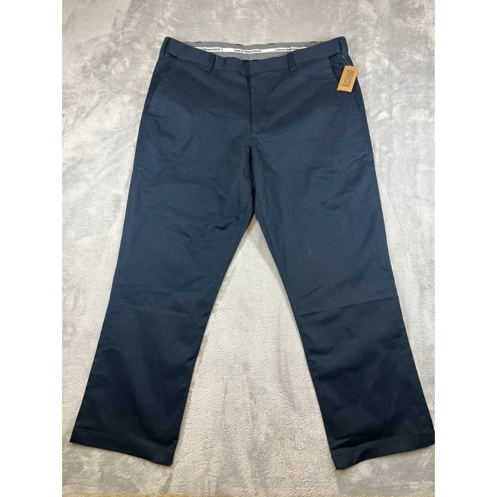 Duluth Trading Co Mens Standard Fit No Iron Pants Blue Wrinklefighter 40x30 NEW